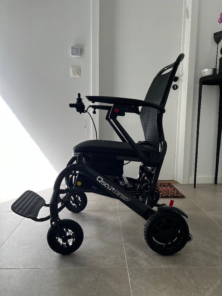 Quickie Q50 R Carbon elektrische rolstoel, Ophalen, Inklapbaar, Nieuw, Elektrische rolstoel