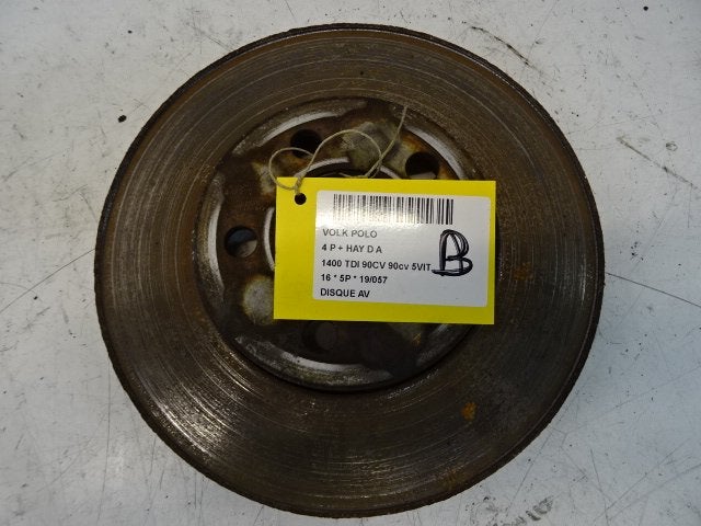 FREIN DISQUE AVANT Volkswagen Polo V (6R) (01-2009/05-2022), Utilisé, Volkswagen