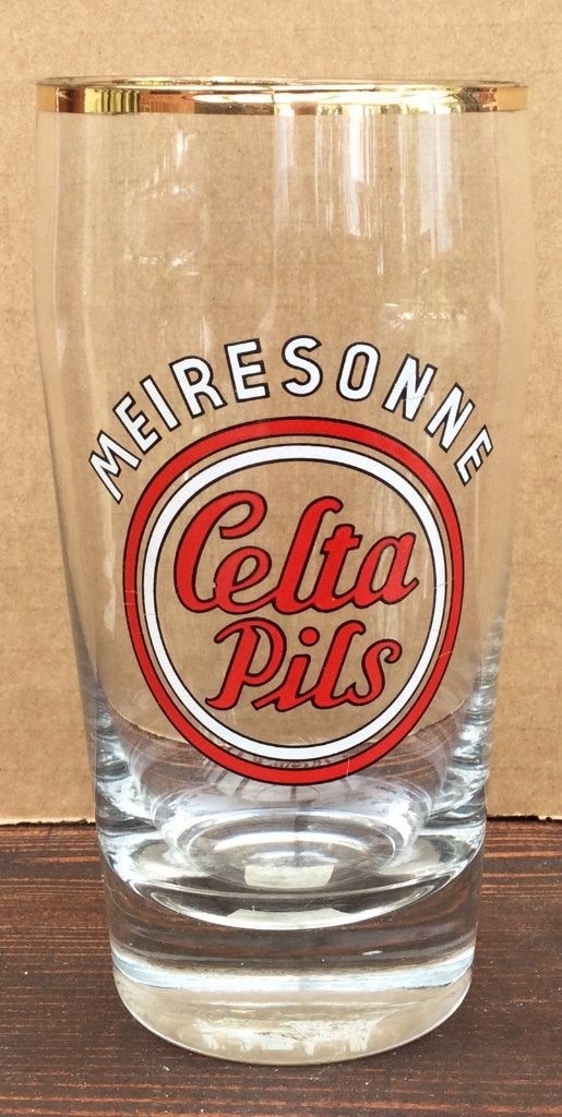 Bier brouwerij Meiresonne wit Gent Celta pils (C), Verzamelen, Ophalen of Verzenden, Zo goed als nieuw