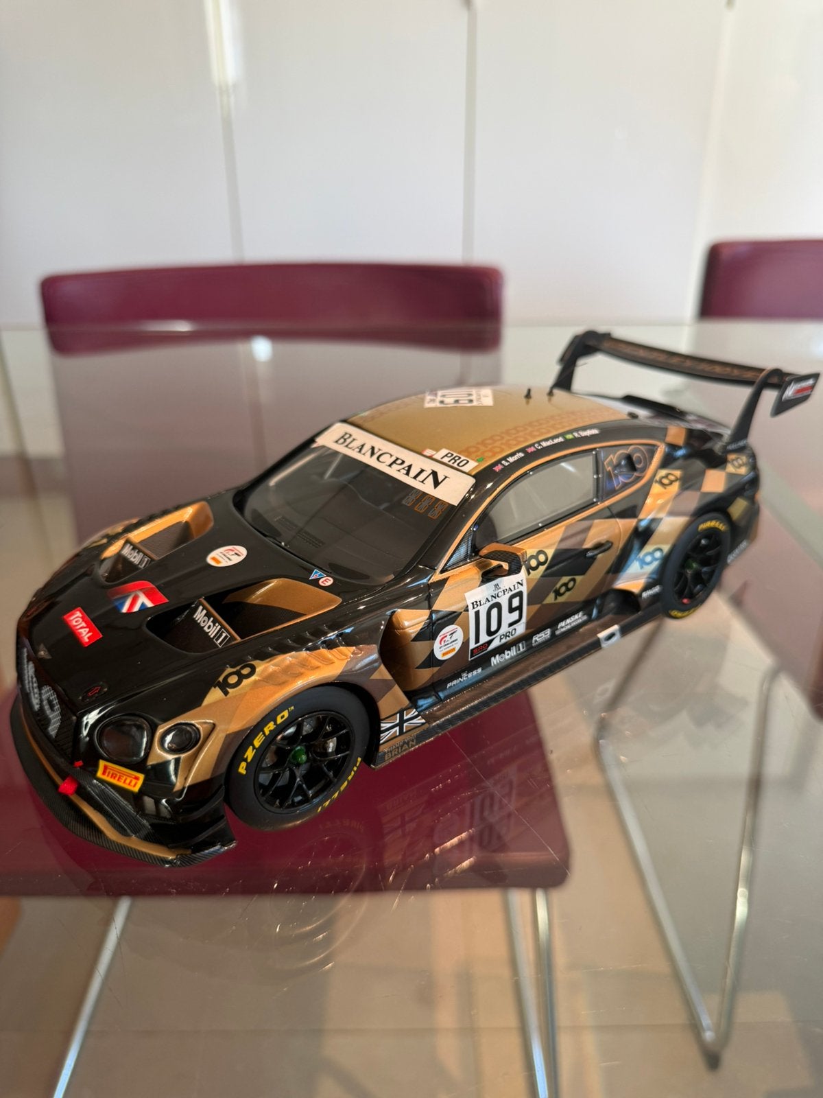 Édition limitée Bentley Continental GT3 M-Sport Team Bentley, Enlèvement ou Envoi, Comme neuf, Voiture