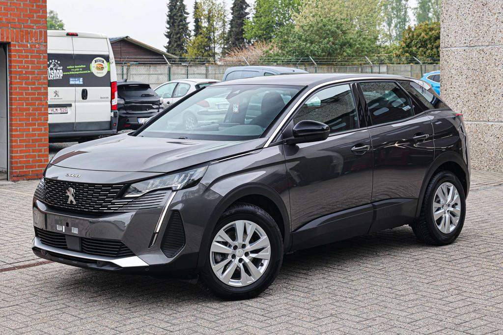 Peugeot 3008 BENZINE-HYBRID*AUTOMAAT*ACHTERUITRIJCAMERA*NAVI, Auto's, Stof, Gebruikt, 1199 cc, Bedrijf