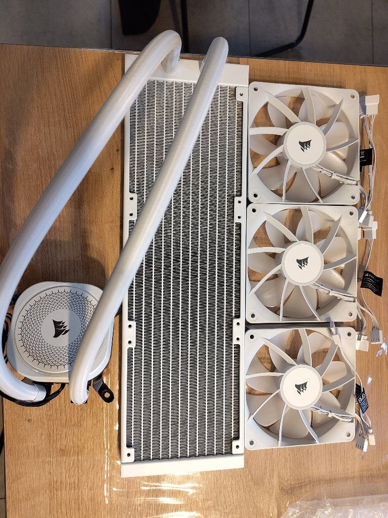 Refroidisseur Corsair Nautilus AIO 360mm Blanc ARGB, Enlèvement, Utilisé, Refroidisseur ordinateur à eau