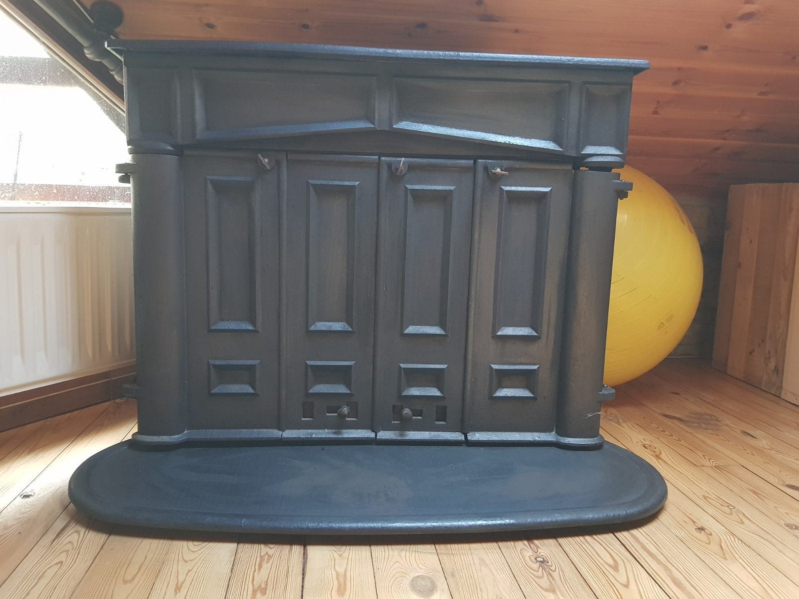 Poele à bois à donner, Maison & Meubles, Enlèvement, Utilisé, Bois, Autoportant