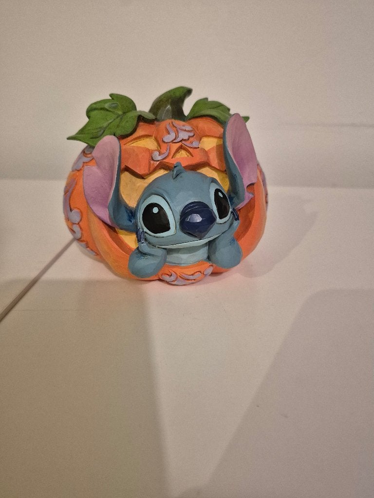Stitch in pompoen, Collections, Enlèvement, Autres personnages, Comme neuf, Statue ou Figurine