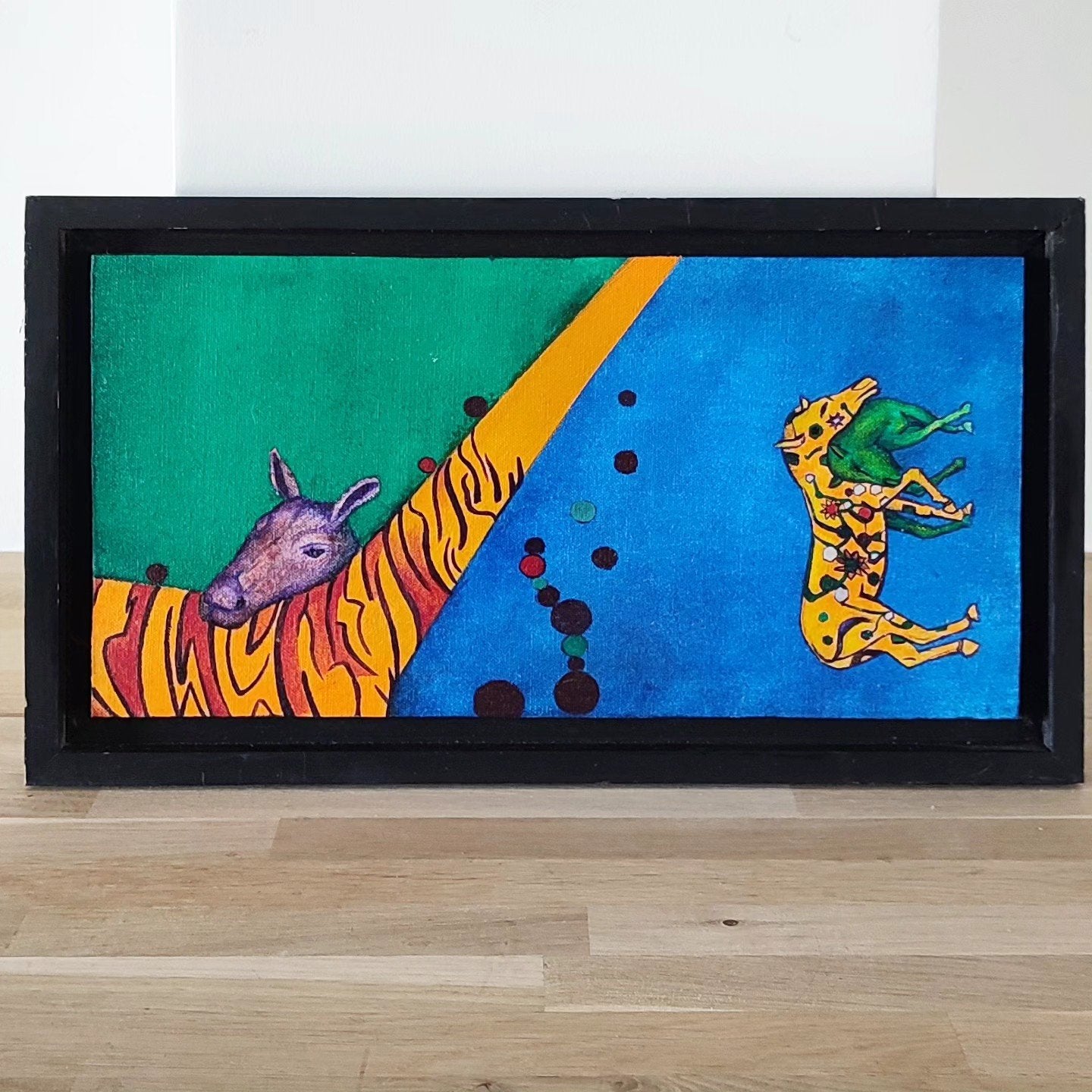 Petite peinture de Roland Lavianne. Faire une offre., Antiquités & Art, Art | Peinture | Moderne, Enlèvement ou Envoi