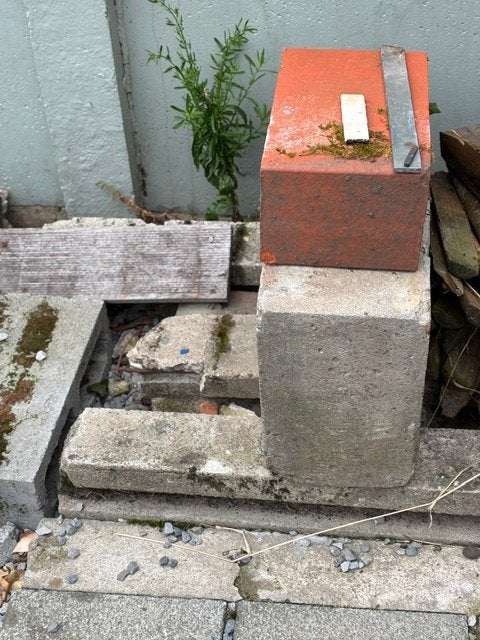 betonpalen, Tuin en Terras, Ophalen, Gebruikt