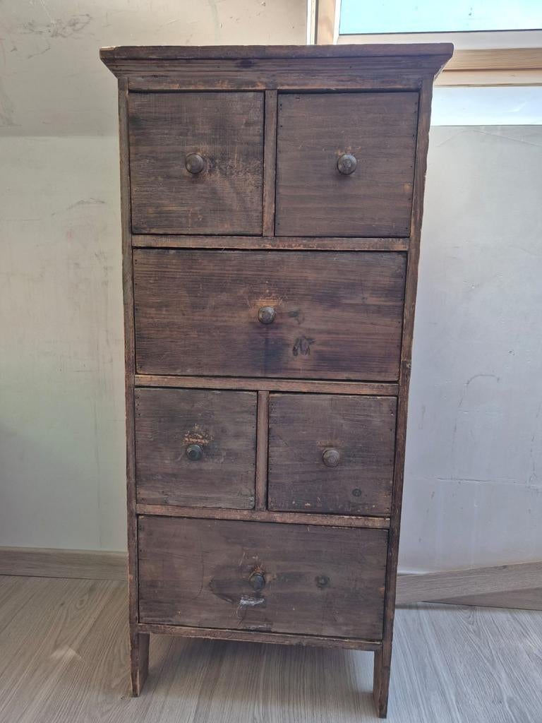 Houten kastje, Ophalen