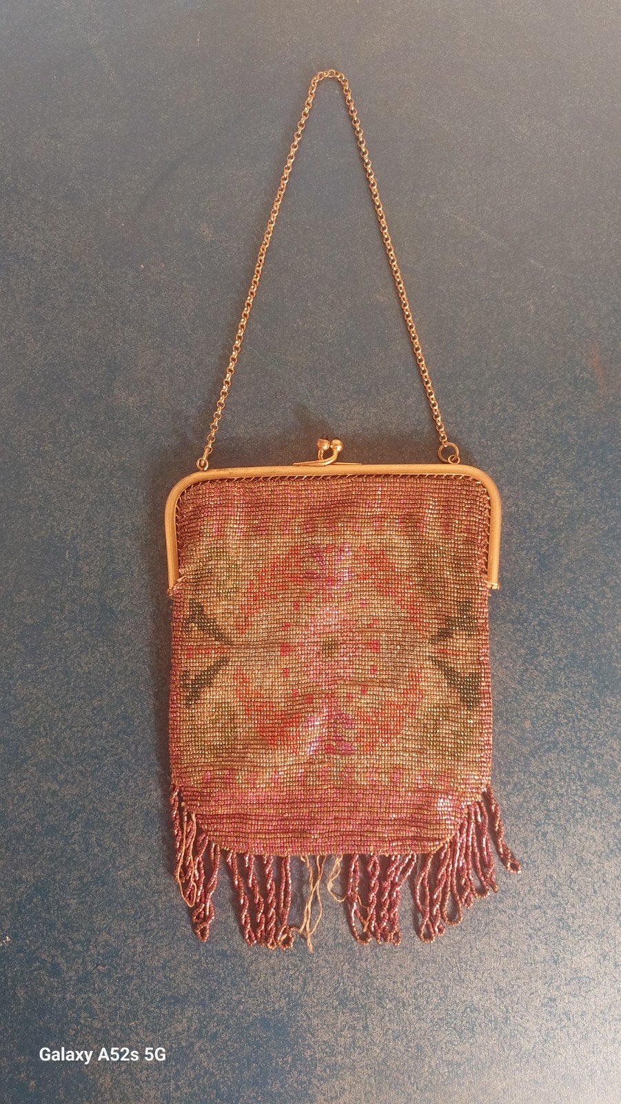Antieke Frans micro-kralentasje.( 1910-1920.), Ophalen of Verzenden, Dames, Frans.