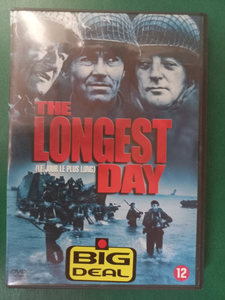 The Longest Day (1962), Cd's en Dvd's, Dvd's | Klassiekers, 1960 tot 1980, Nederlands, Ophalen of Verzenden, Zo goed als nieuw