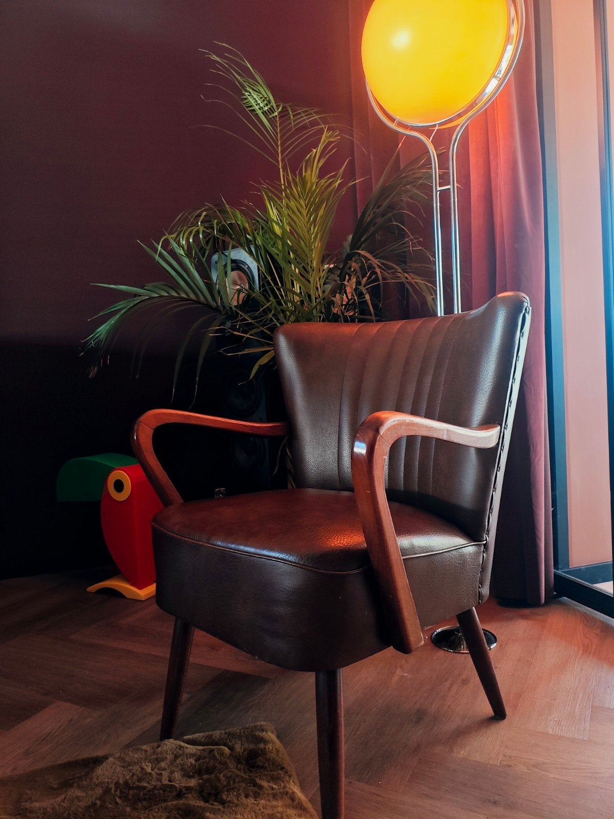 2 stuks Vintage/Retro expo 58 cocktailstoelen, Ophalen