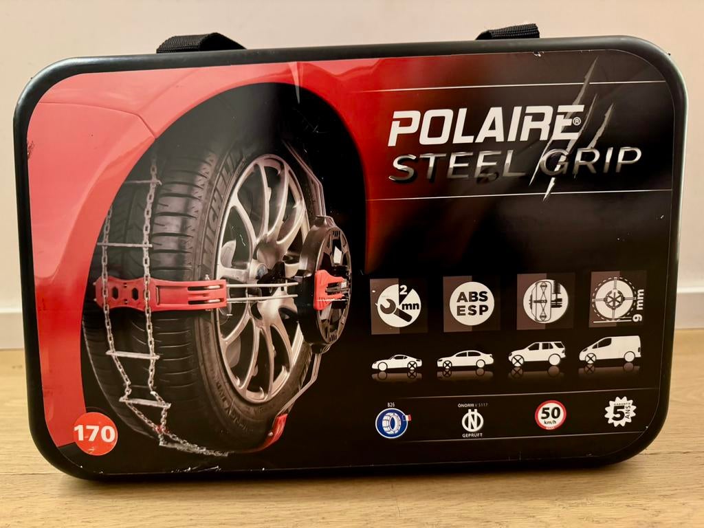 Polaire Steel Grip 170 sneeuwkettingen (nieuwstaat), Ophalen of Verzenden, Nieuw
