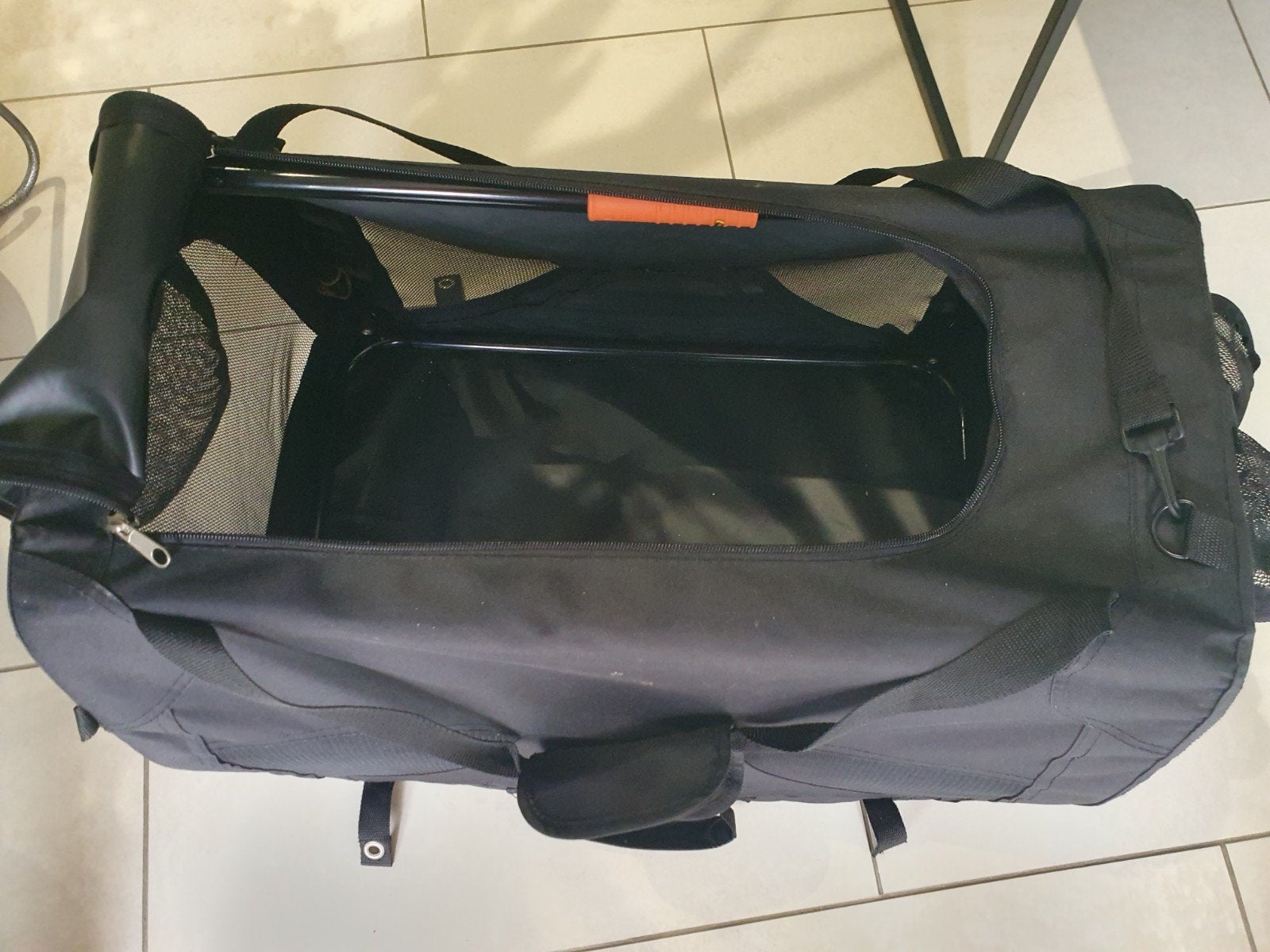 bench , zeer handig , opvouwbaar in nylon, Ophalen, 30 cm of meer, Zwart, Nieuw