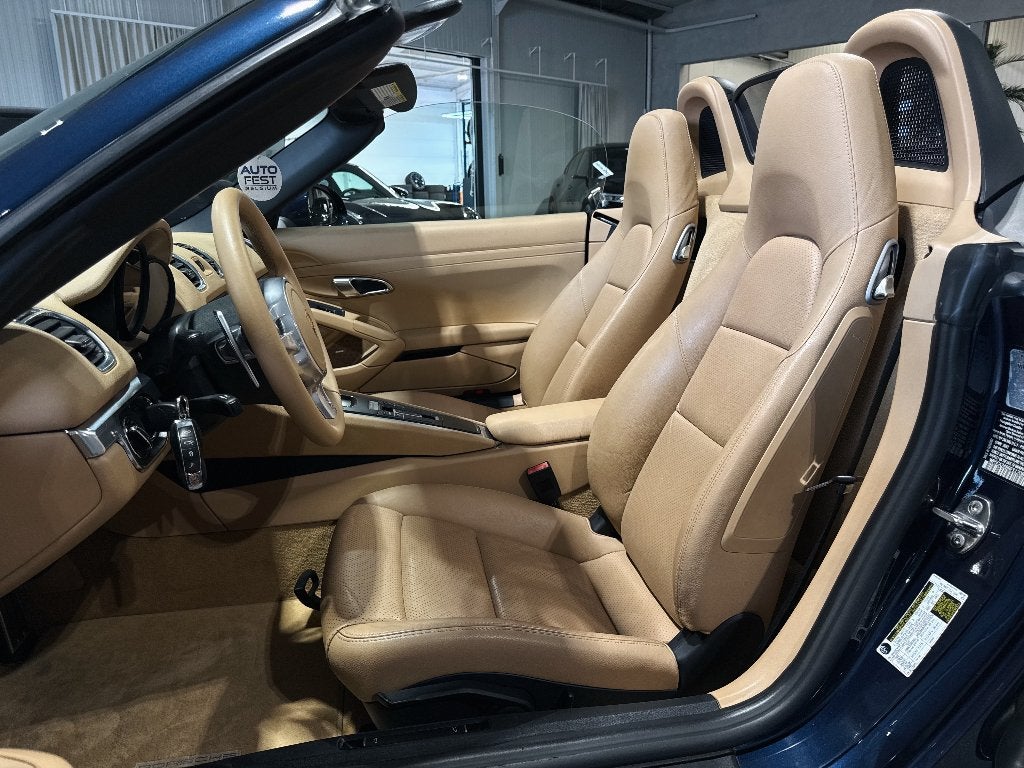 Porsche Boxster 2.7i PDK, Auto's, Porsche, Automaat, Achterwielaandrijving, Cabriolet, Blauw