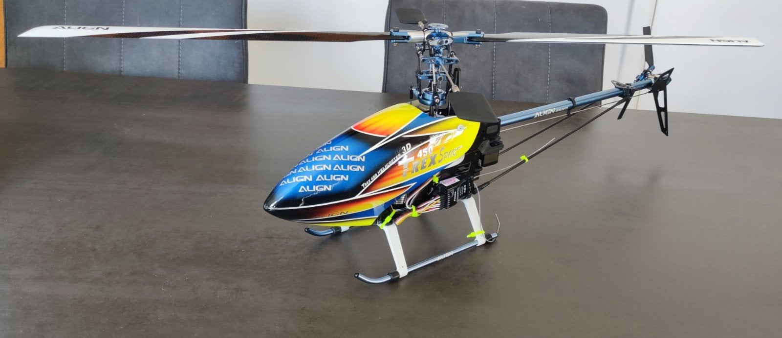 T-Rex 450 Sport V2 – Hélicoptère RC complet – Prêt à voler, Enlèvement, Utilisé, Électro, Hélicoptère