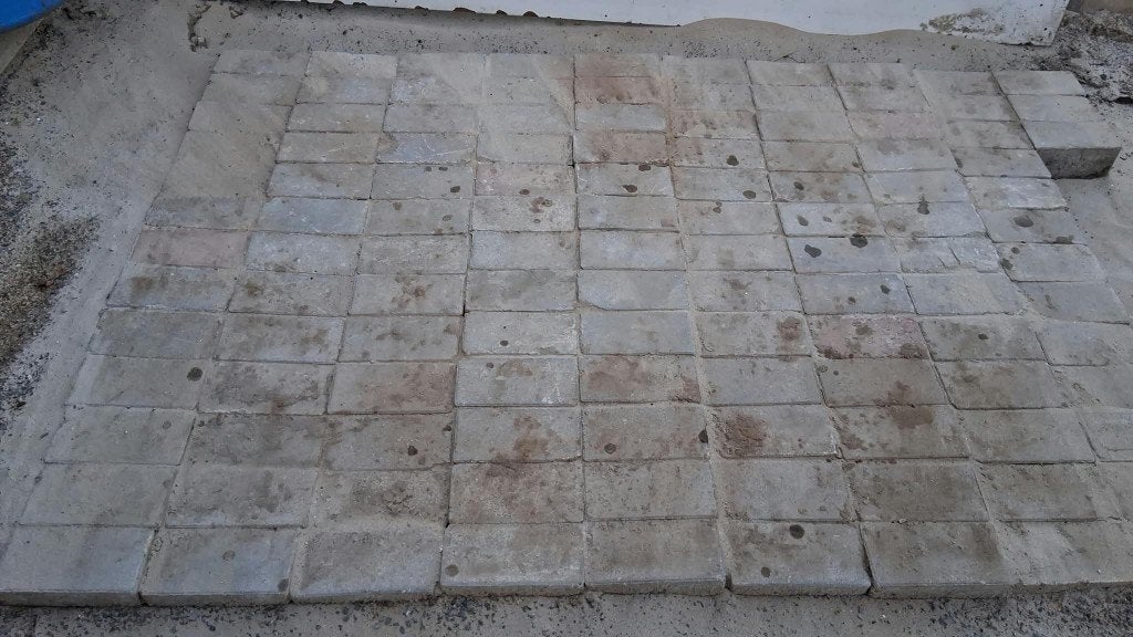 +/- 4m² klinkers, Ophalen, Gebruikt, Klinkers, Minder dan 5 m²