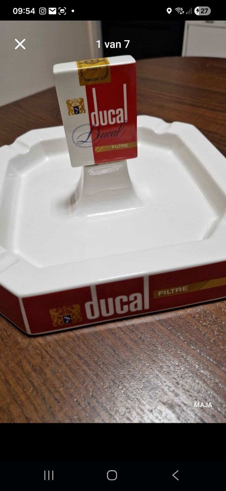 Villeroy and boch asbak Collecters Item in zeer goede staat, Huis en Inrichting, Ophalen