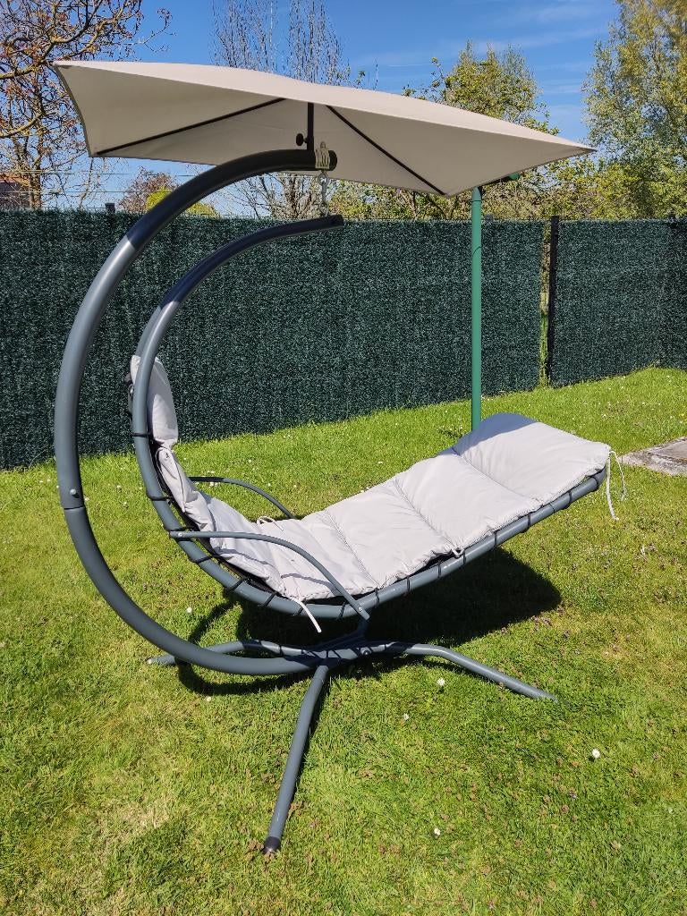 hangmat, Tuin en Terras, Ophalen, Zo goed als nieuw, Eenpersoons, Met standaard