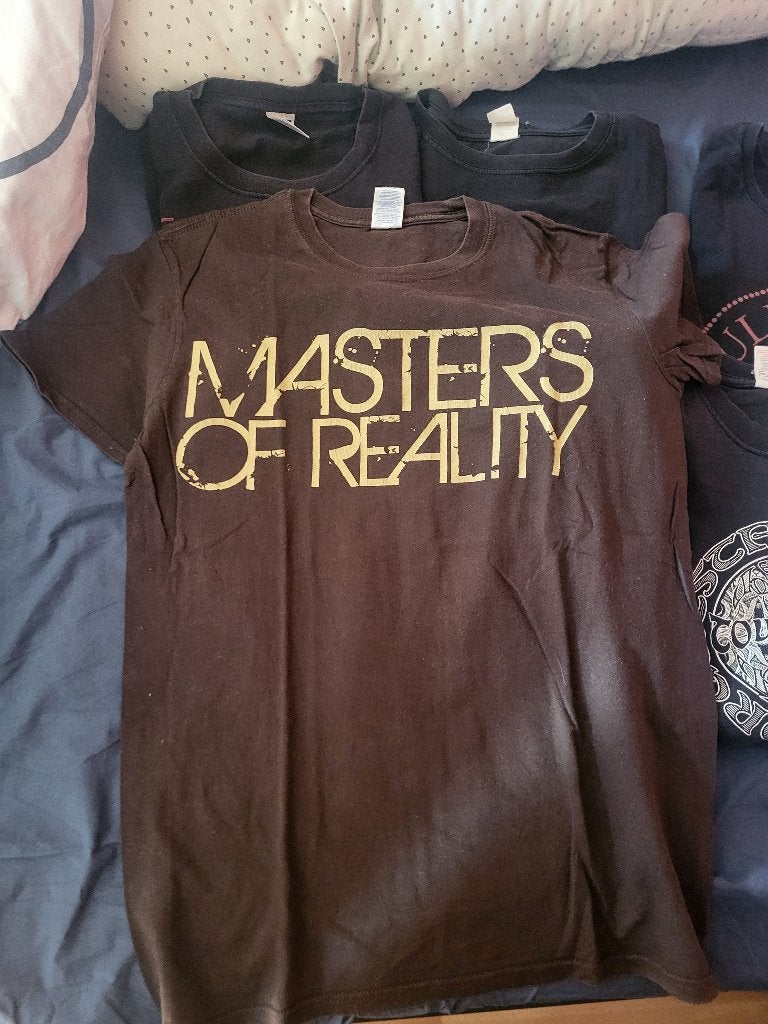 Metal en stoner band shirts worn, Ophalen, Gebruikt, Metal