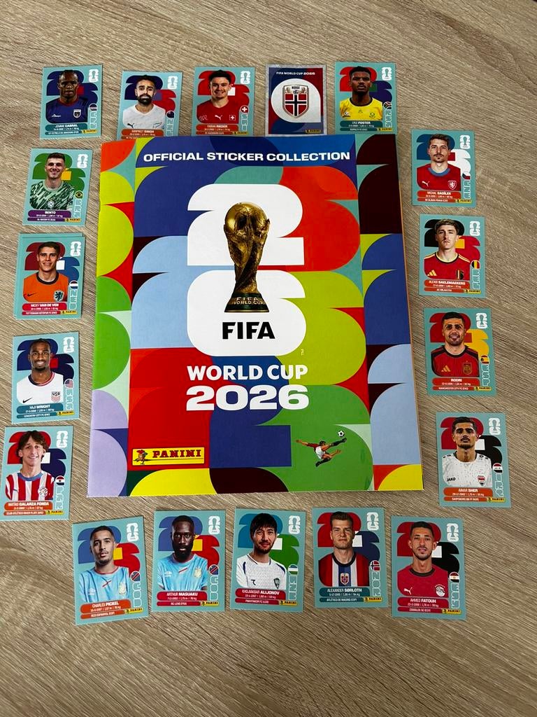 Stickers panini 2026, Enlèvement ou Envoi, Neuf