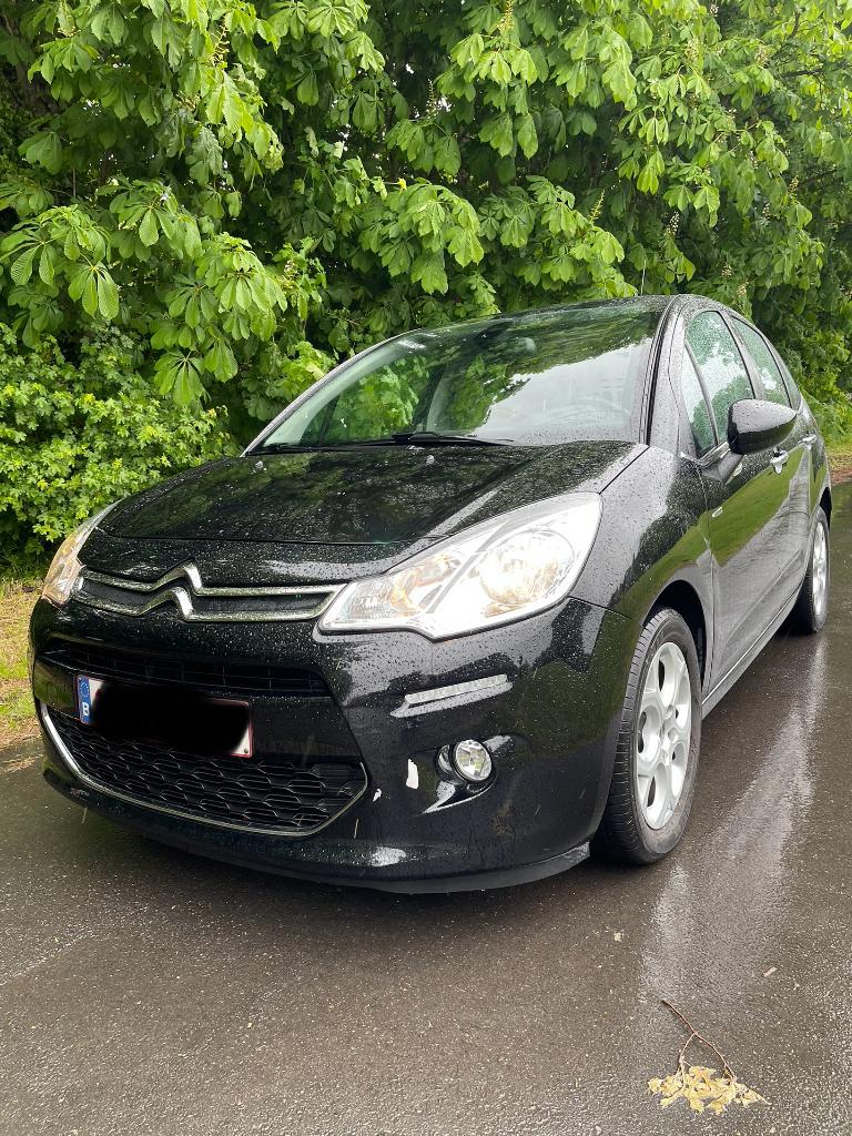 Citroen / C3 / 2014 / 1.2 Benzine / Exclusive / 108.000 KMS, Auto's, Euro 5, Zwart, Alcantara, Zwart