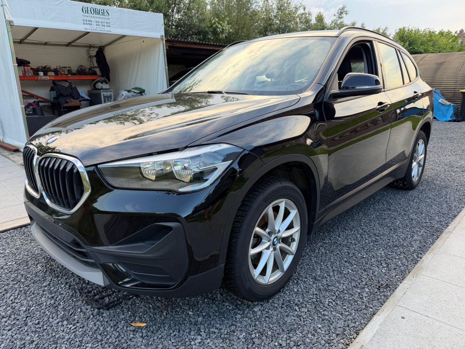 BMW X1 18 dA, Stof, Zwart, Diesel, 5 deurs