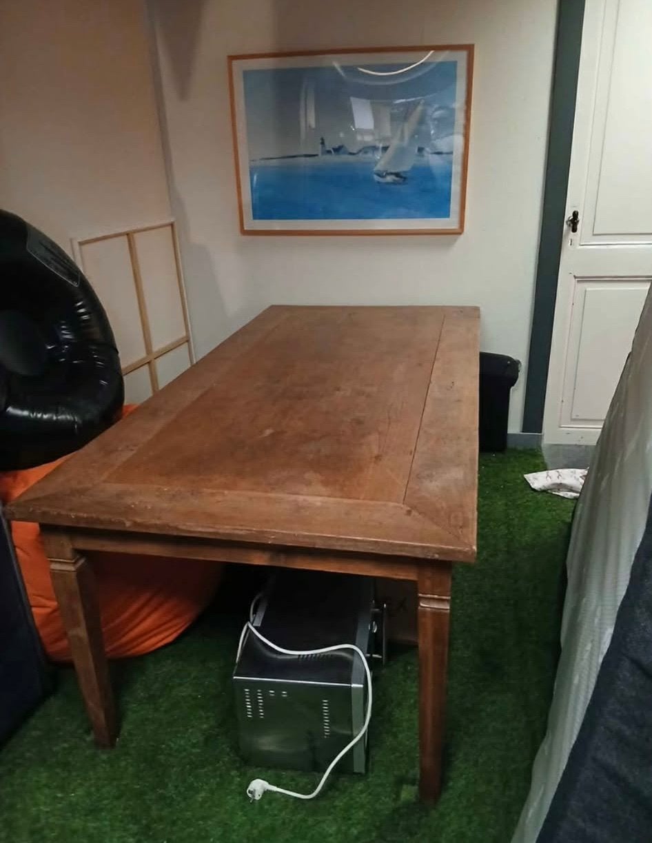 Massief eiken tafel, Enlèvement, Comme neuf