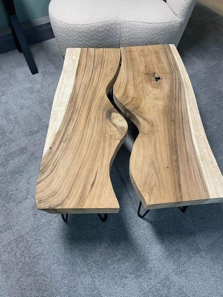Différentes tables basses en tronc d'arbre SUAR, Maison & Meubles, Enlèvement ou Envoi