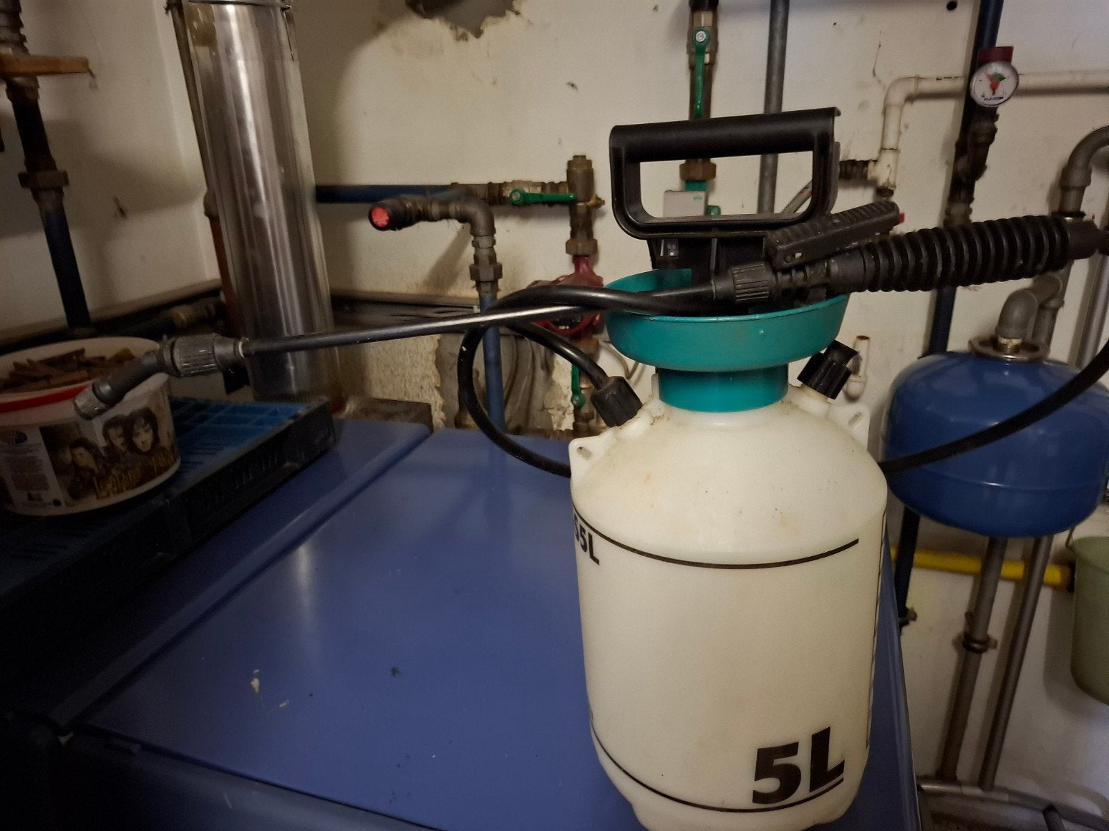 drukspuit 5 liter, Ophalen