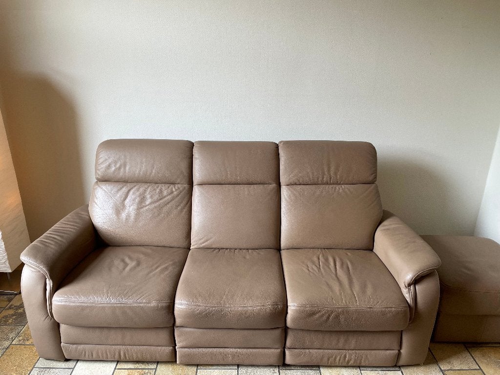 Relaxbank LongLife Valdalpona, Huis en Inrichting, Ophalen, Gebruikt, Leer, Klassiek / landelijk