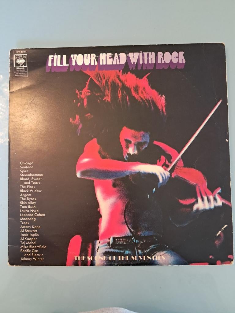 Fill your head with rock 1970 ...2lp sound off the seventies, Cd's en Dvd's, Verzenden, Zo goed als nieuw