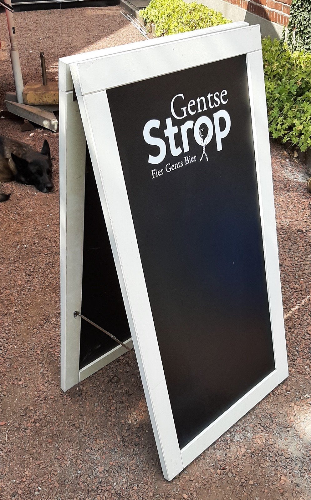 Heel mooi reclamebord van Gentse Strop ., Verzamelen, Ophalen of Verzenden, Reclamebord