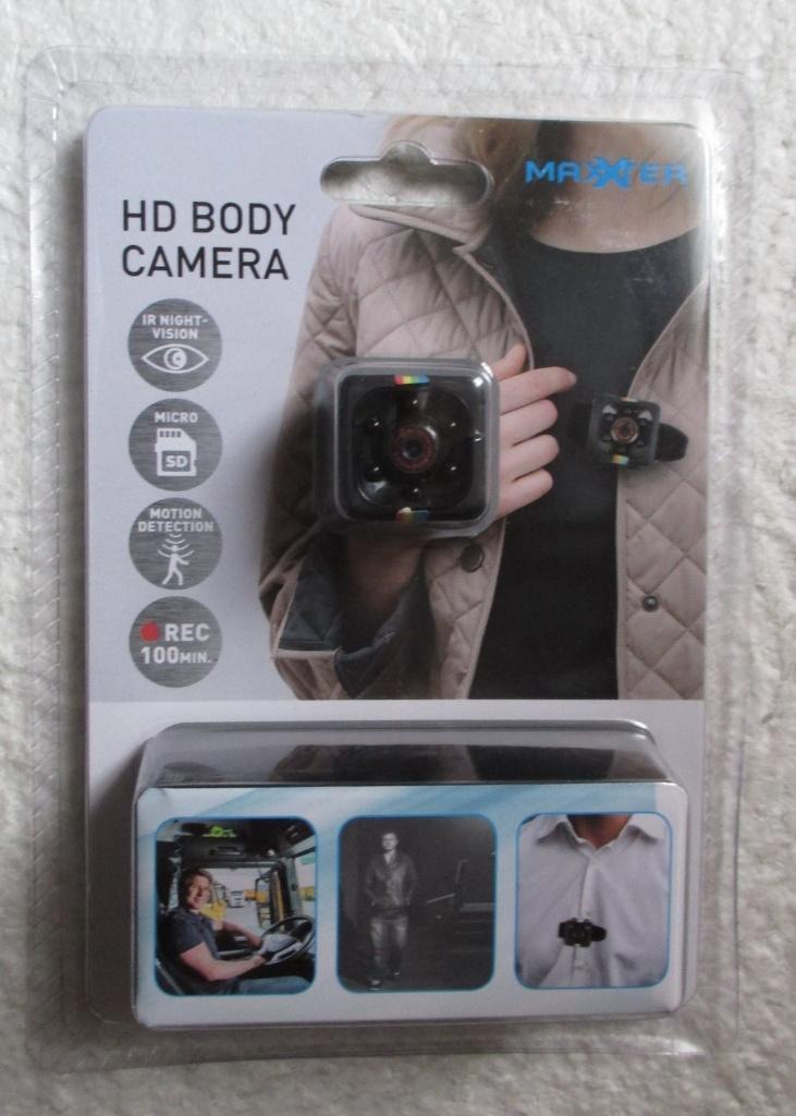 'Maxxter' - Bodycam HD, Informatique & Logiciels, Webcams, Enlèvement ou Envoi, Neuf