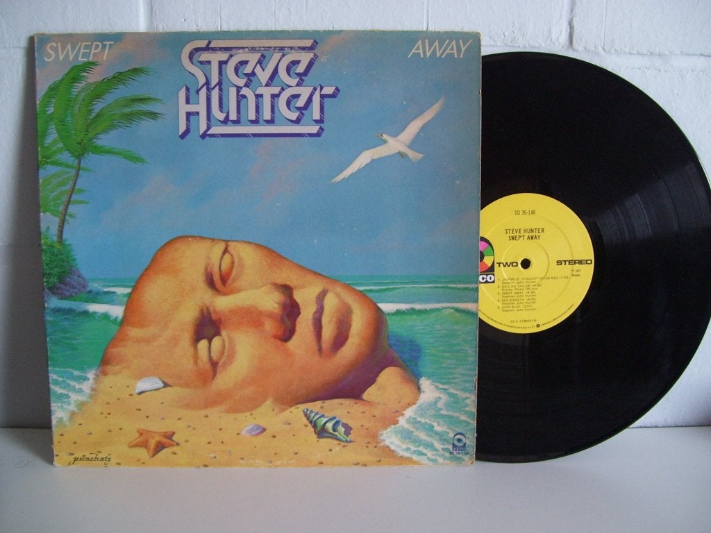 STEVE HUNTER  swept away, CD & DVD, Vinyles | Rock, Pressage original, Rock 'n' roll, Utilisé, Envoi