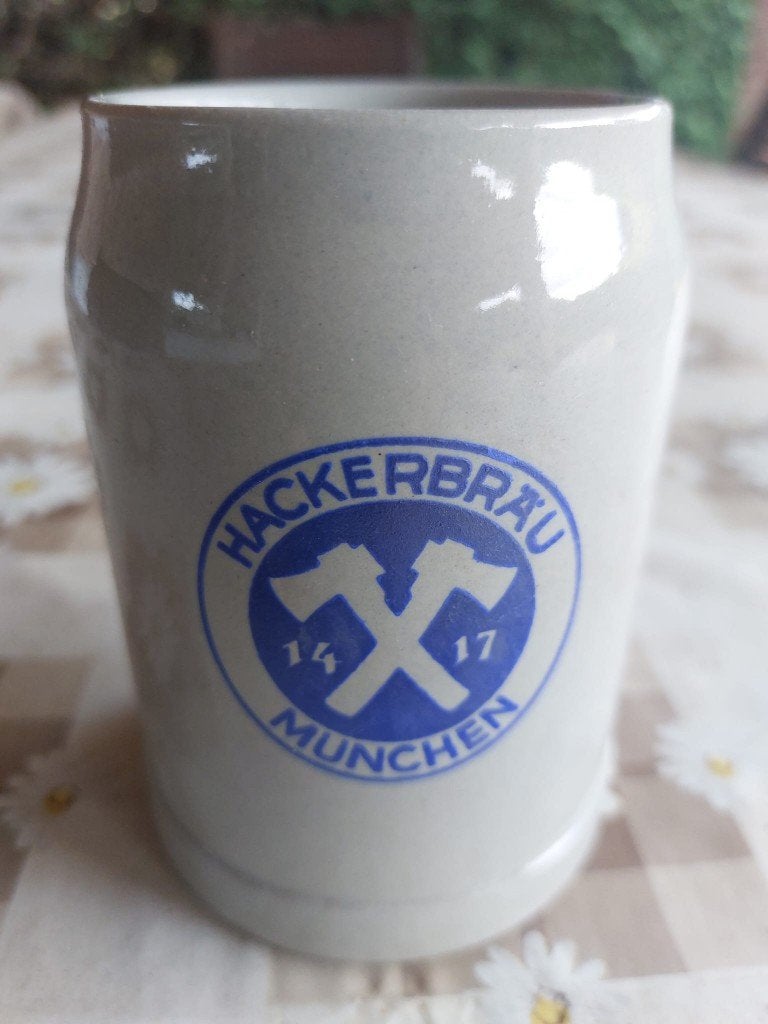 Bierpot Hackerbräu, Ophalen of Verzenden, Gebruikt, Pul(len), Overige merken