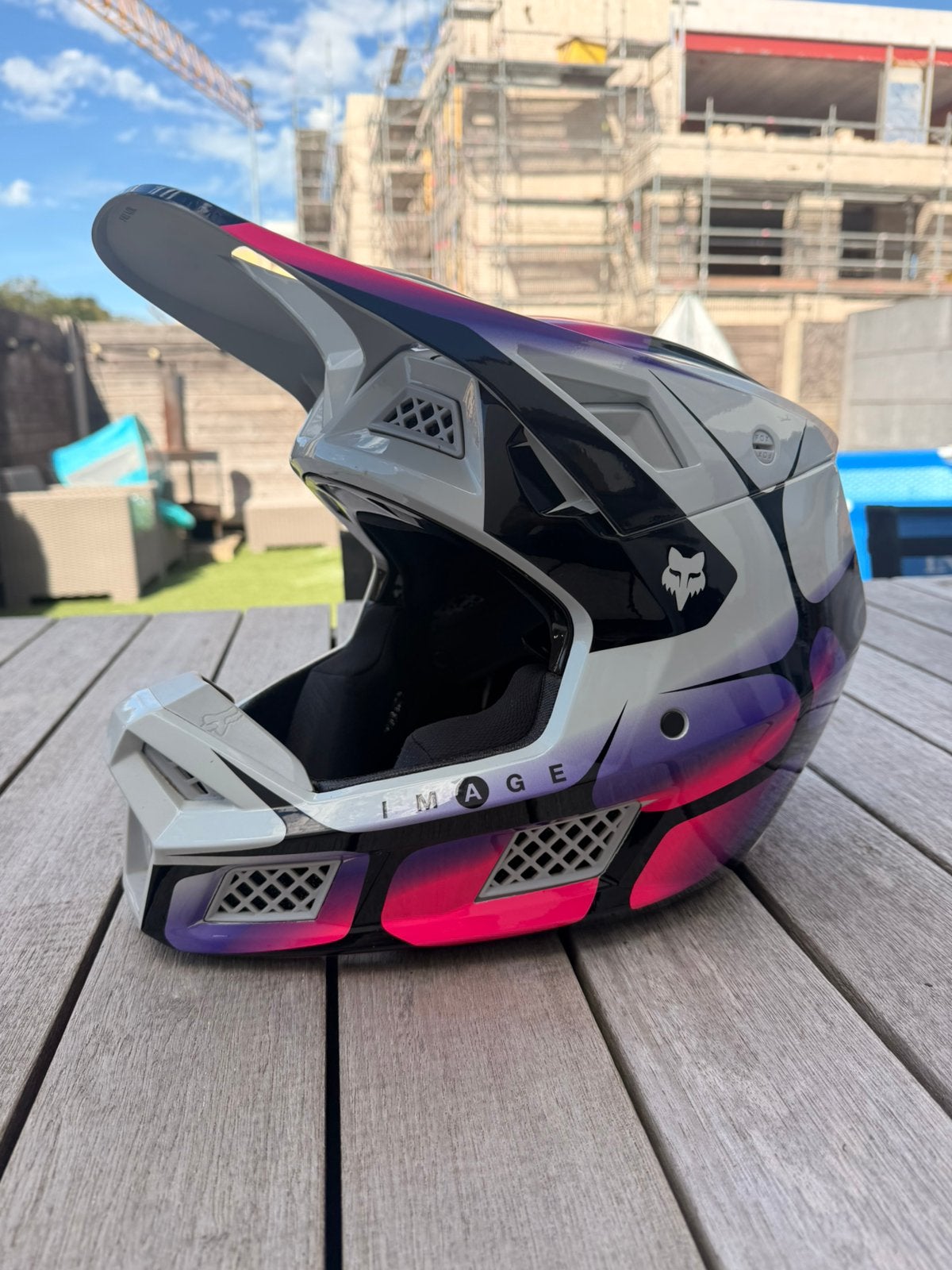 Crosshelm Fox V3 RS - Image, maat L., Overige merken, Offroadhelm, Ophalen of Verzenden, Nieuw zonder kaartje
