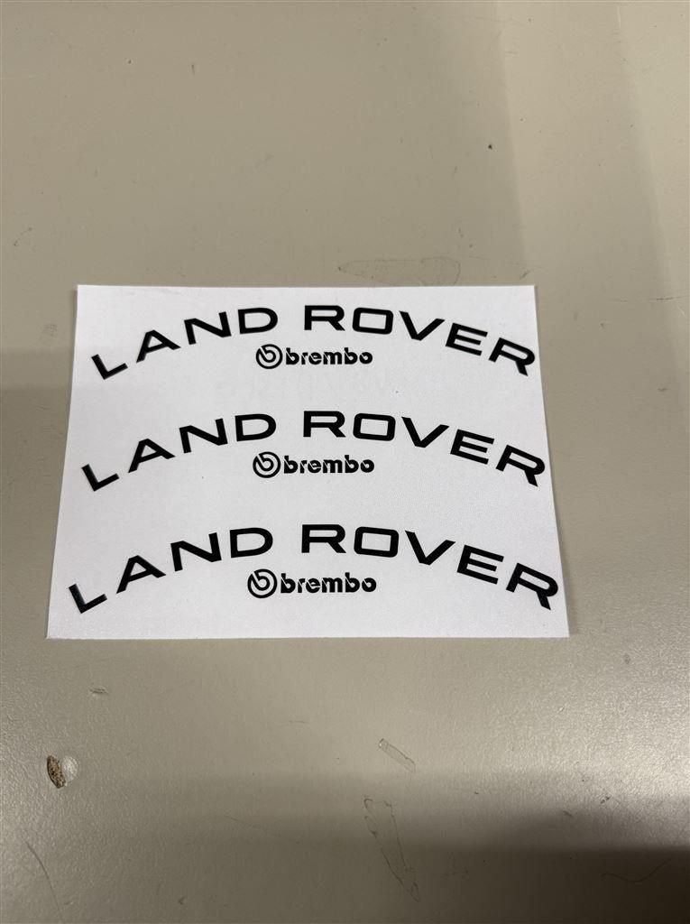 Land rover - Brembo Rem klauw sticker, Autos : Divers, Autocollants de voiture, Enlèvement ou Envoi