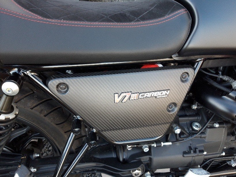 Moto Guzzi V 7 iii Carbon, 750 cc, 2 cilinders, LED Verlichting, Gebruikt