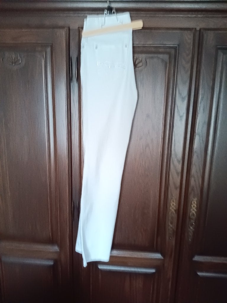 damesbroek, Kleding | Dames, Broeken en Pantalons, Wit, Lang, Gedragen, Ophalen