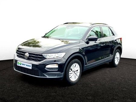 Volkswagen T-Roc 1.0 TSI 110pk 6v, https://public.car-pass.be/vhr/892617b7-dfa8-4324-aca9-a9c6f7311b56, Zwart, Parkeersensor, Handgeschakeld