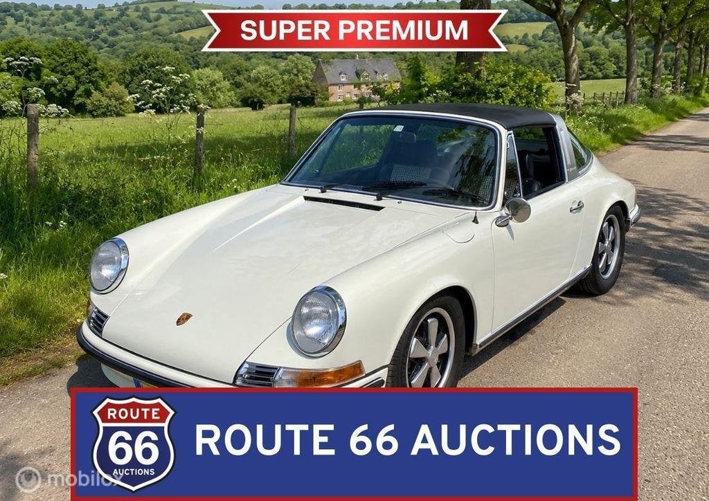 Porsche 911 T Targa | 1970 | Route 66 Auctions, Zwart, Bedrijf, Overige carrosserie, Porsche