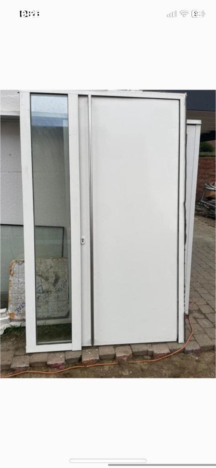 Schüco aluminium buitendeur  H230xB145 cm, Ophalen, Zo goed als nieuw, Aluminium
