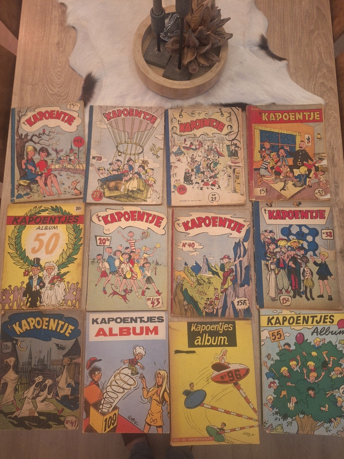 lot van 10 oude 't kapoentje strips, Verzamelen, Ophalen of Verzenden