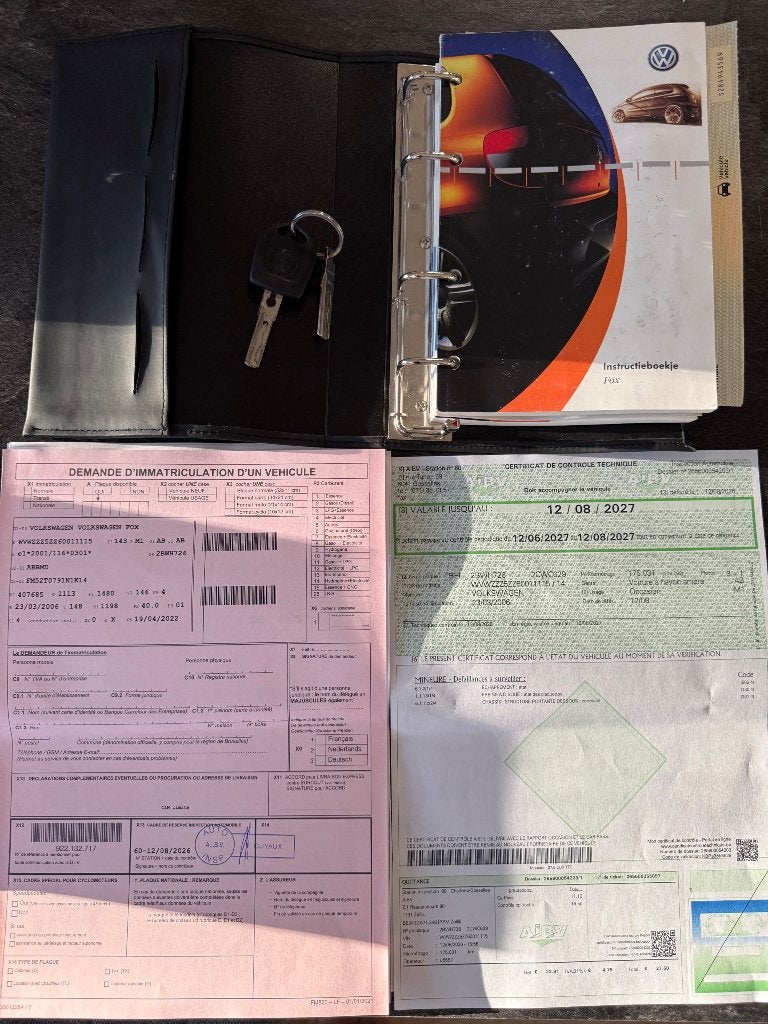 VW polo fox 1.2 essence prêt à immatriculer, Particulier, Euro 4, 3 portes, Essence