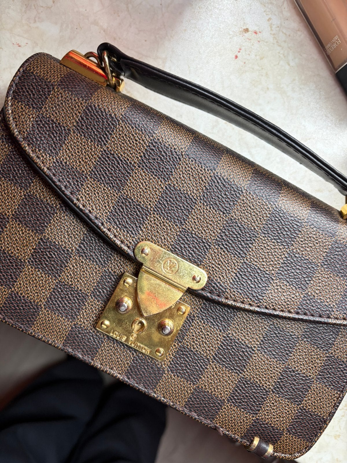 Louis vuitton, Handtassen en Accessoires, Tassen | Damestassen, Ophalen of Verzenden, Gebruikt, Bruin, Avondtasje