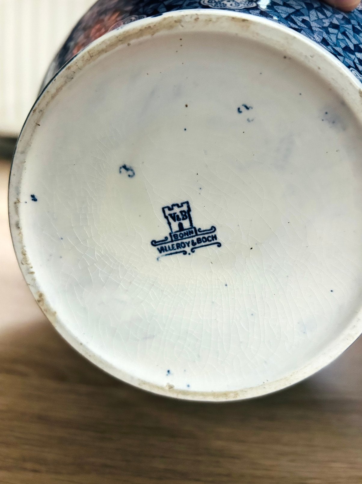 Antieke vaas villeroy en boch, Ophalen