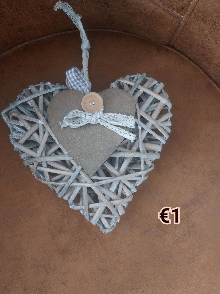 Hartjes kransen, Ophalen of Verzenden, Gebruikt, Overige typen, Overige materialen