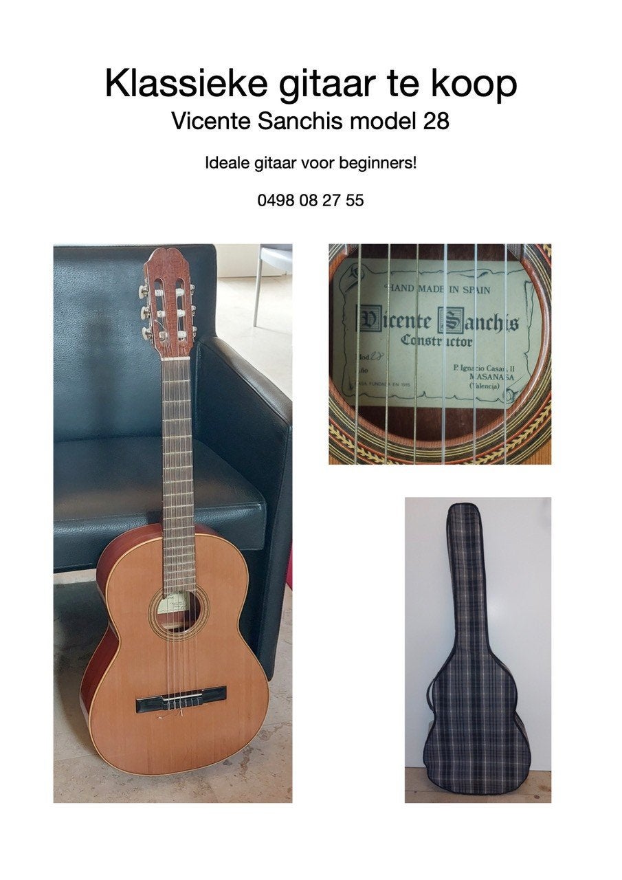 Klassieke gitaar, perfecte staat!, Ophalen