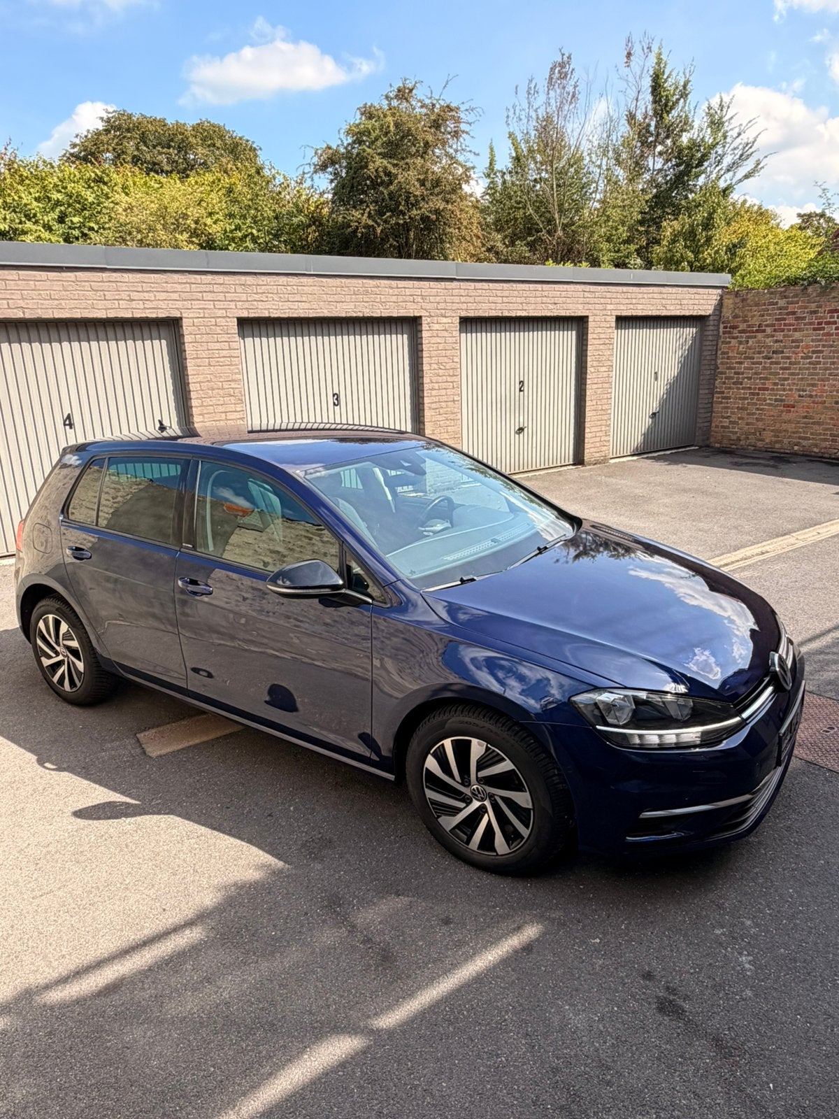 Volkswagen Golf 7 IQ.Drive, Auto's, Voorwielaandrijving, Stof, Blauw, 127 g/km