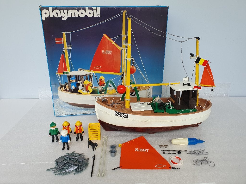 Playmobil 3551: Vissersboot Susanne, Kinderen en Baby's, Speelgoed | Playmobil, Ophalen of Verzenden, Gebruikt, Boot/Schip