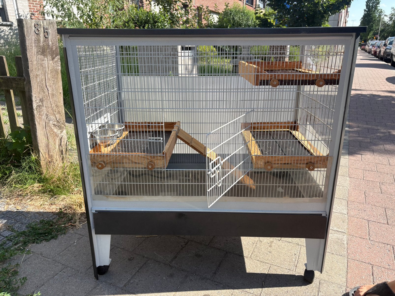 Knaagdieren kooi + doos met spullen, Animaux & Accessoires, Rongeurs & Lapins | Cages & Clapiers, Enlèvement, Cage